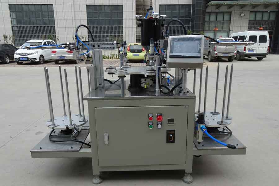 Full-Auto back glue machine three